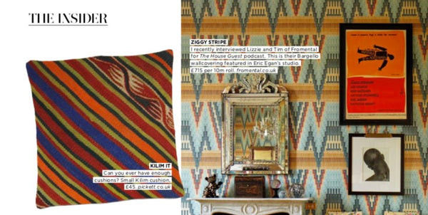 Country & Townhouse featuring Pickett Kilim Cushion