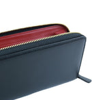 Clare Contrast Slim Purse Purse Black / Dark Red  Clare Contrast Slim Purse Purse Black / Dark Red