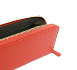 Clare Contrast Slim Purse Purse Orange / Loden  Clare Contrast Slim Purse Purse Orange / Loden