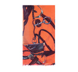 Equipage Stole Pashmina & Scarves Orange  Equipage Stole Pashmina & Scarves Orange