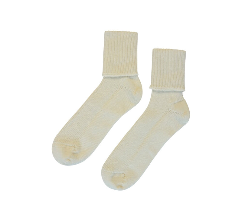 Ladies Cashmere Socks Textiles Ivory 