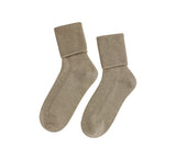 Ladies Cashmere Socks Textiles Natural 