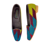Ladies Kilim Slippers EU39 / UK6 Kilim Slippers/Trainers Dark Aqua  Ladies Kilim Slippers EU39 / UK6 Kilim Slippers/Trainers Dark Aqua