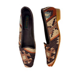 Ladies Kilim Slippers EU39 / UK6 Kilim Slippers/Trainers Dark Brown  Ladies Kilim Slippers EU39 / UK6 Kilim Slippers/Trainers Dark Brown