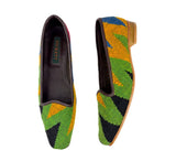 Ladies Kilim Slippers EU39 / UK6 Kilim Slippers/Trainers Forest Green  Ladies Kilim Slippers EU39 / UK6 Kilim Slippers/Trainers Forest Green