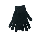 Ladies Lambswool Gloves Textiles Black  Ladies Lambswool Gloves Textiles Black