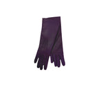 Ladies Mid Length Cashmere Lined Gloves Gloves Dark Purple 6.5  Ladies Mid Length Cashmere Lined Gloves Gloves Dark Purple 6.5