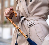 Ladies Slim Whangee Handle Umbrella Umbrellas  Ladies Slim Whangee Handle Umbrella Umbrellas