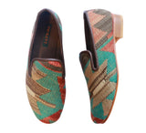 Men's Kilim Slippers EU41 / UK7 Kilim Slippers/Trainers Teal  Men's Kilim Slippers EU41 / UK7 Kilim Slippers/Trainers Teal