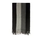 Multi Stripe Knitted Scarf Pashmina & Scarves Dark Grey  Multi Stripe Knitted Scarf Pashmina & Scarves Dark Grey