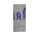 Palmette Stole Pashmina & Scarves Purple  Palmette Stole Pashmina & Scarves Purple