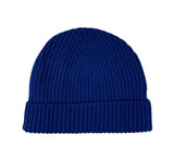 Ribbed Lambswool Hat Textiles Royal Blue  Ribbed Lambswool Hat Textiles Royal Blue