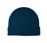 Ribbed Lambswool Hat Textiles Teal  Ribbed Lambswool Hat Textiles Teal