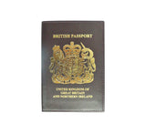 British Passport Cover Travel Accessories Burgundy  British Passport Cover Travel Accessories Burgundy