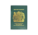 British Passport Cover Travel Accessories Dark Green  British Passport Cover Travel Accessories Dark Green