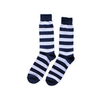 Coloured Striped Socks Textiles Navy / Lilac  Coloured Striped Socks Textiles Navy / Lilac