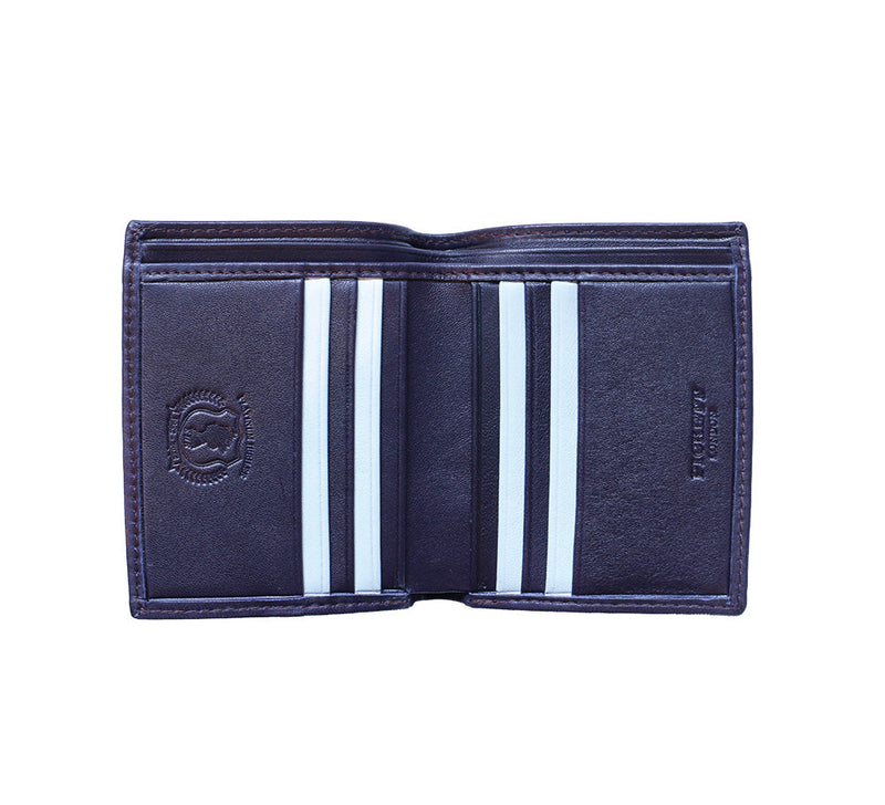 Compact Wallet Wallets Purple / Silver Lambskin 
