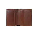 Folding Credit Card Case with Note Section Credit Card Case Chestnut Lambskin  Folding Credit Card Case with Note Section Credit Card Case Chestnut Lambskin