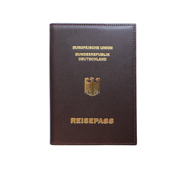 Handmade GERMAN REISEPASS RFID Blocking PASSPORT WALLET