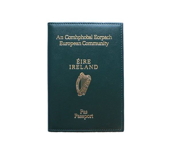 Ireland Passport Cover Travel Accessories Dark Green 