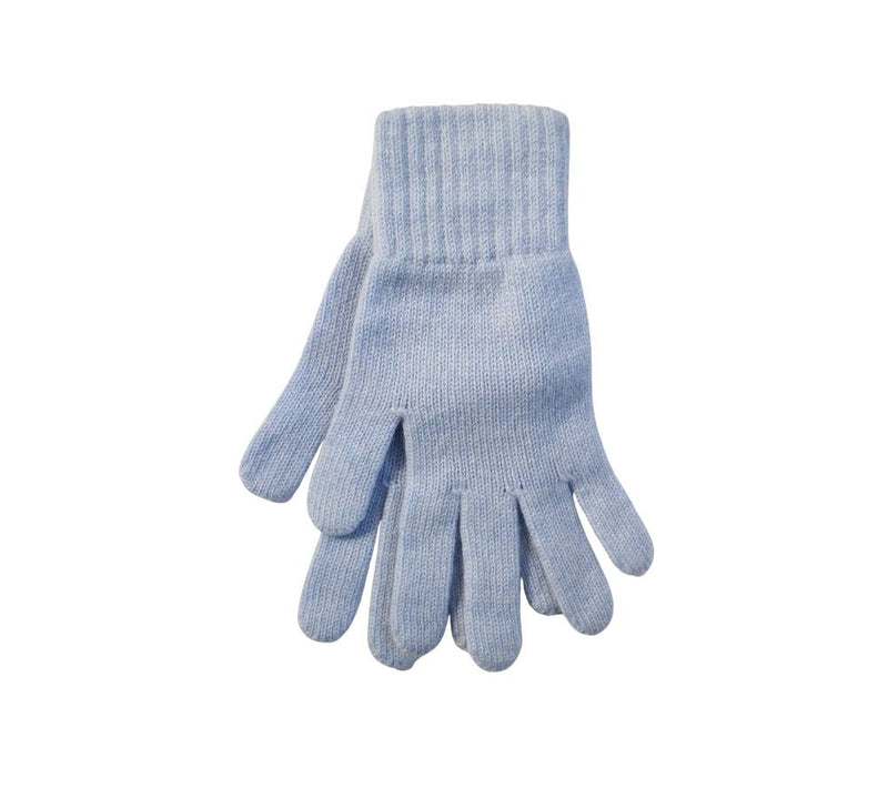 Ladies Cashmere Gloves Textiles Pale Blue 