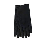 Ladies Cashmere Lined Suede Gloves Gloves Black 6.5 