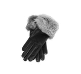 Ladies Fur & Cashmere Lined Gloves - Pickett London Ladies Fur & Cashmere Lined Gloves - Pickett London