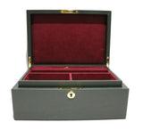 Medium Lockable Jewellery Box Jewellery & Cufflink Boxes Dark Green  Medium Lockable Jewellery Box Jewellery & Cufflink Boxes Dark Green