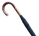 Men's Chestnut Handle Umbrella Umbrellas Black  Men's Chestnut Handle Umbrella Umbrellas Black