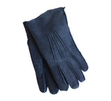 Men's Shearling Sheepskin Gloves Gloves Navy 8 