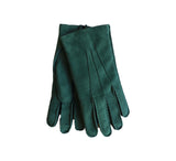 Men's Suede Cashmere Lined Gloves Gloves Green 8  Men's Suede Cashmere Lined Gloves Gloves Green 8