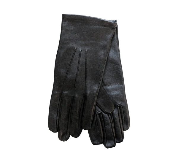 Men's Touchscreen Silk Lined Gloves Gloves Black 8 