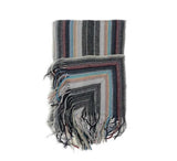 Multi Stripe Knitted Scarf - Pickett London Multi Stripe Knitted Scarf - Pickett London