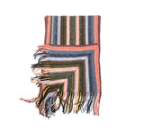 Multi Stripe Knitted Scarf - Pickett London Multi Stripe Knitted Scarf - Pickett London