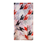 Pixel Stole Pashmina & Scarves Light Grey  Pixel Stole Pashmina & Scarves Light Grey