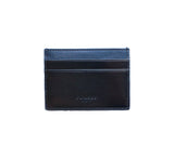 RFID Contrast Flat Card Case Credit Card Case Black / Navy  RFID Contrast Flat Card Case Credit Card Case Black / Navy