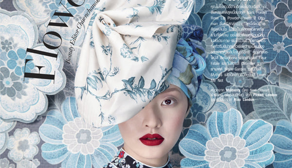Ladies Stole as featured in Harper's Bazaar Thailand