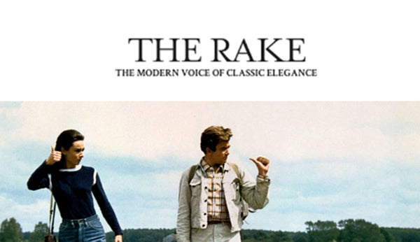 Mens leather briefcase as featured in The Rake