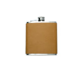6oz Hip Flask Travel Accessories Tan 