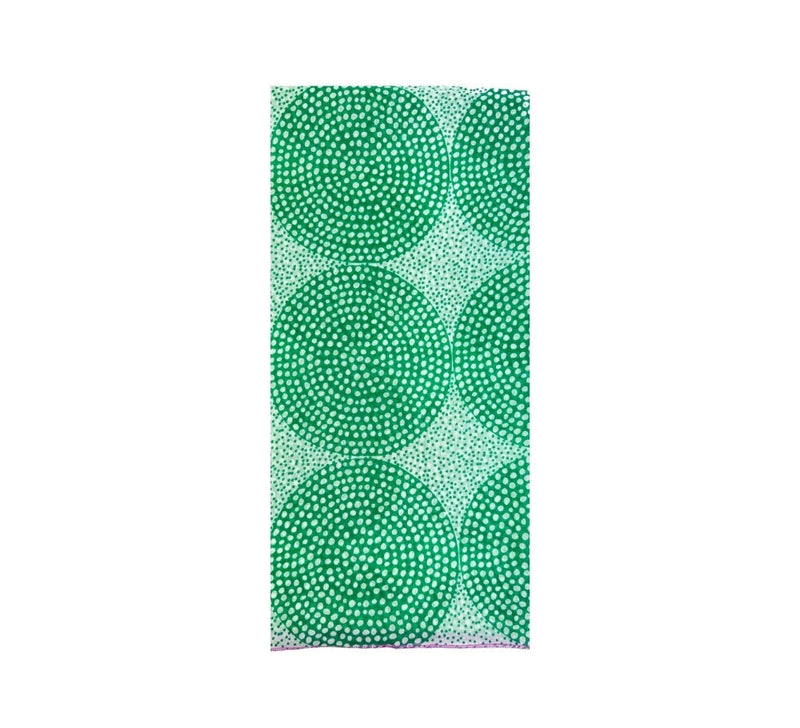 Aboriginal Dots Shawl Pashmina & Scarves Green 
