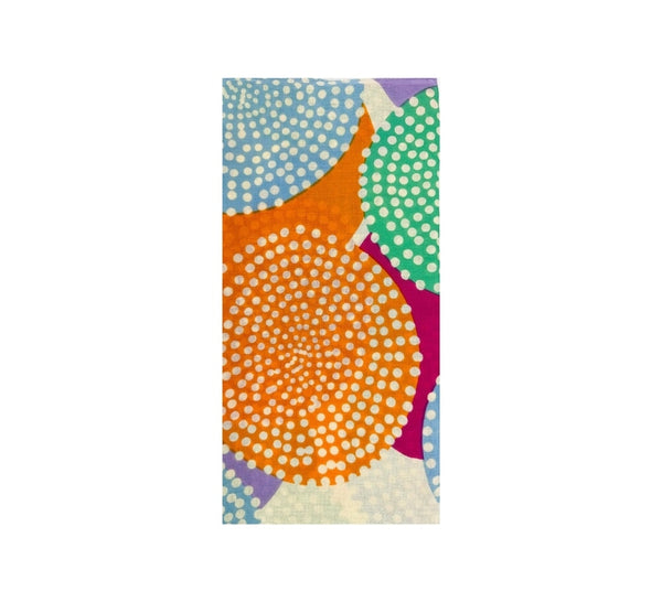 Abstract Dot Shawl Pashmina & Scarves Orange 