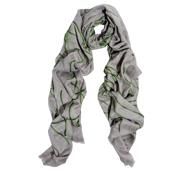 Abstract Embroidery Stole Pashmina & Scarves 