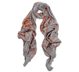 Abstract Embroidery Stole Pashmina & Scarves 
