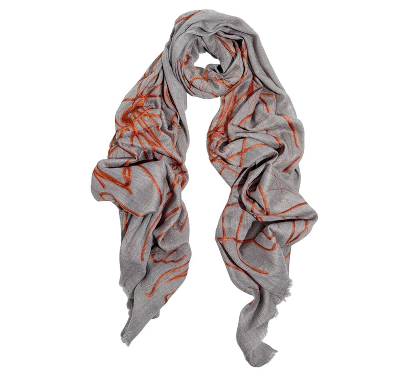 Abstract Embroidery Stole Pashmina & Scarves 