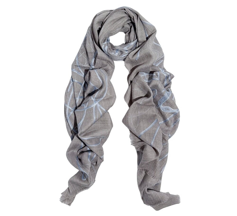 Abstract Embroidery Stole Pashmina & Scarves 