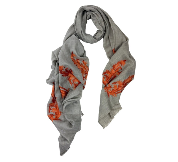 Acanthus Wave Stole Pashmina & Scarves 