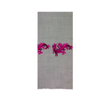Acanthus Wave Stole Pashmina & Scarves Fuchsia 