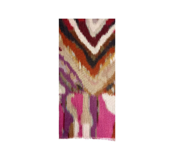 Autumn Tiger Stole Pashmina & Scarves Pink 