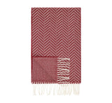 Aztec Arrow Wool Scarf Pashmina & Scarves Red 