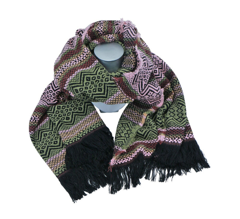 Aztec Weave Stole Pashmina & Scarves 